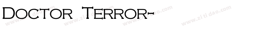 Doctor Terror字体转换